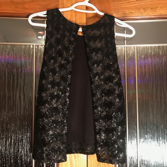 Open back sequin top - Picture 4 of 4